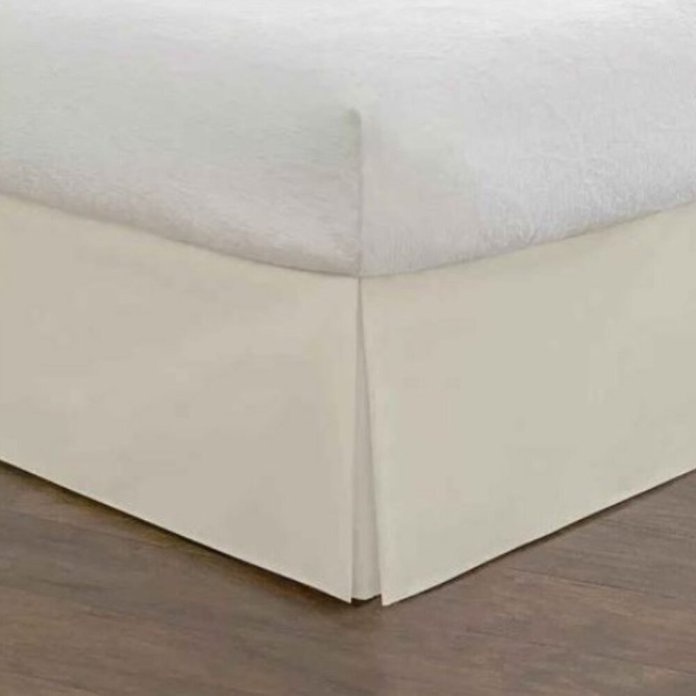 Luxury Hotel Microfiber Bedskirt Twin Brand New